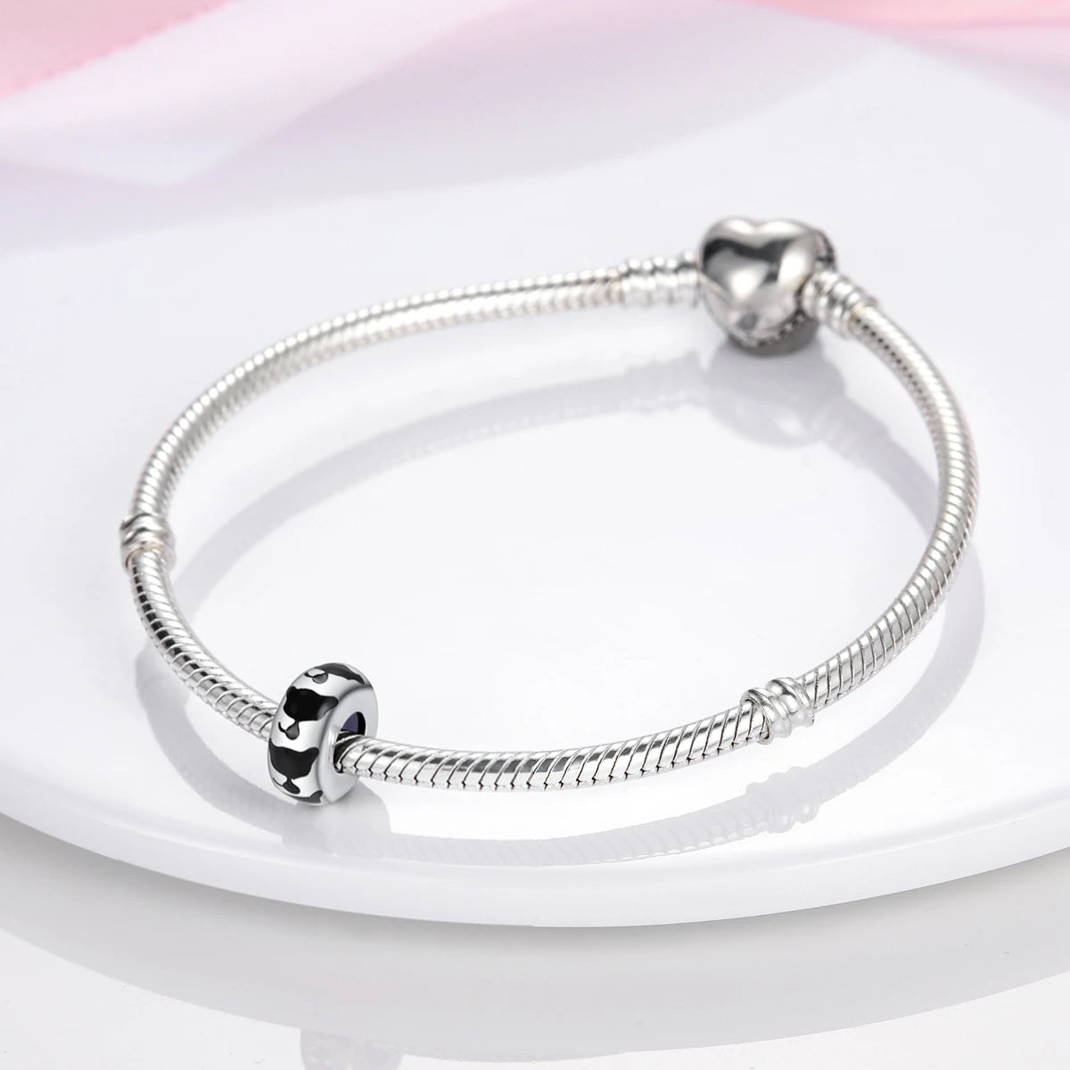 Dog Pet Charms 925 Silver Doggy Paw French Bulldog Bones Beads fit Original Bracelet DIY Fine Jewelry