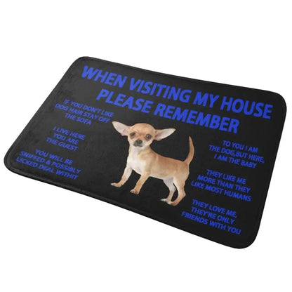 Beagle Dog Doormat Non-Slip Kitchen Bath Mat Living Room Door Floor Entrance Carpet Rug