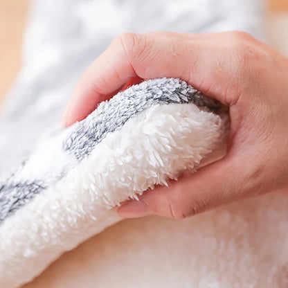 1pc Ultra-Soft Thermal Dog Crate Pad | Winter Heated Pet Bed Mat with Orthopedic Support for Warm Sleeping