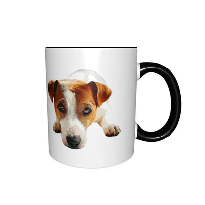 Dog Jack Russell Terrier -cute Gift Jack Russell Terrier For Mom Mug Funny Ceramic Coffee Cups Tea Mugs Milk Cup Drinkware Gifts
