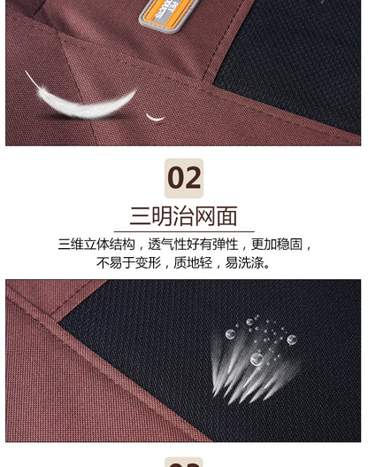 Large Elevated Cooling Dog Bed Portable Anti-Chewing Outdoor Kennel with Non-Slip Foot Rest Pet Bed