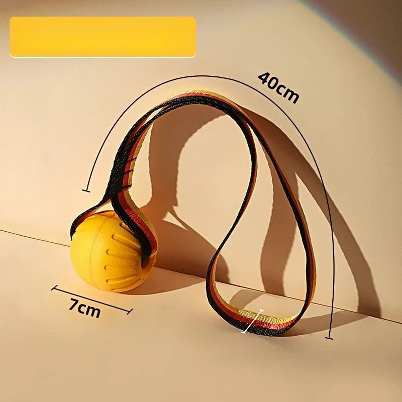 EVA Dog Rope - Attached Chew Resistant Ball, Interactive Tug - of - War Training Toy for Pets