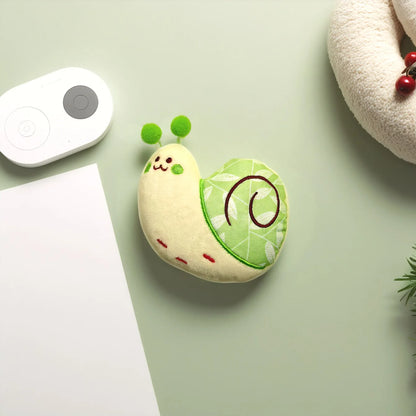 Creative Pet Chew Toy for Teeth Cleaning, Snail - Shaped Interactive Squeaky Toy for Cats & Dogs, Fun Bite Play Supplies