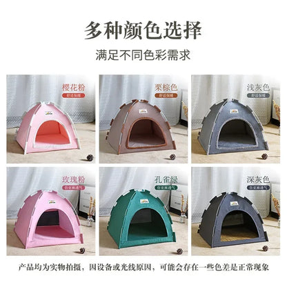 the DOG DOME - New Four Seasons Universal Pet Tent, Removable and Washable Cat and Dog Pet Nest, Summer Breathable Foldable Cat/Dog House