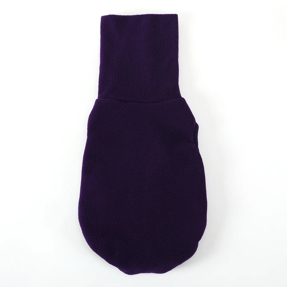 Winter Fleece Whippet Vest Italian Greyhound Clothes Turtleneck Dog Clothes Soft Fleece Clothes