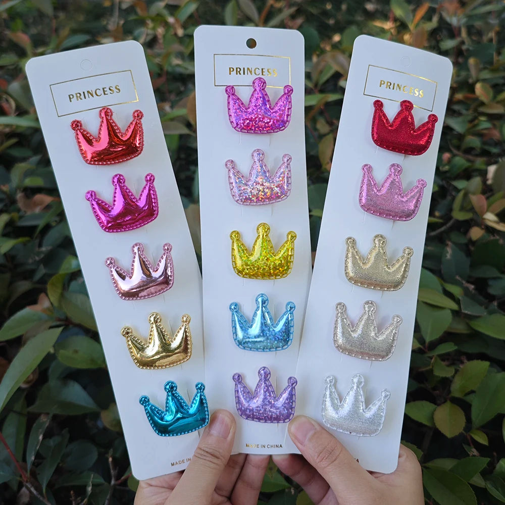 10 Pieces Dog Hair Clips Cute Candy Color Pet Hairpin 10 Different Styles Crown Barrettes For Small Dogs Puppy Hair Accessories