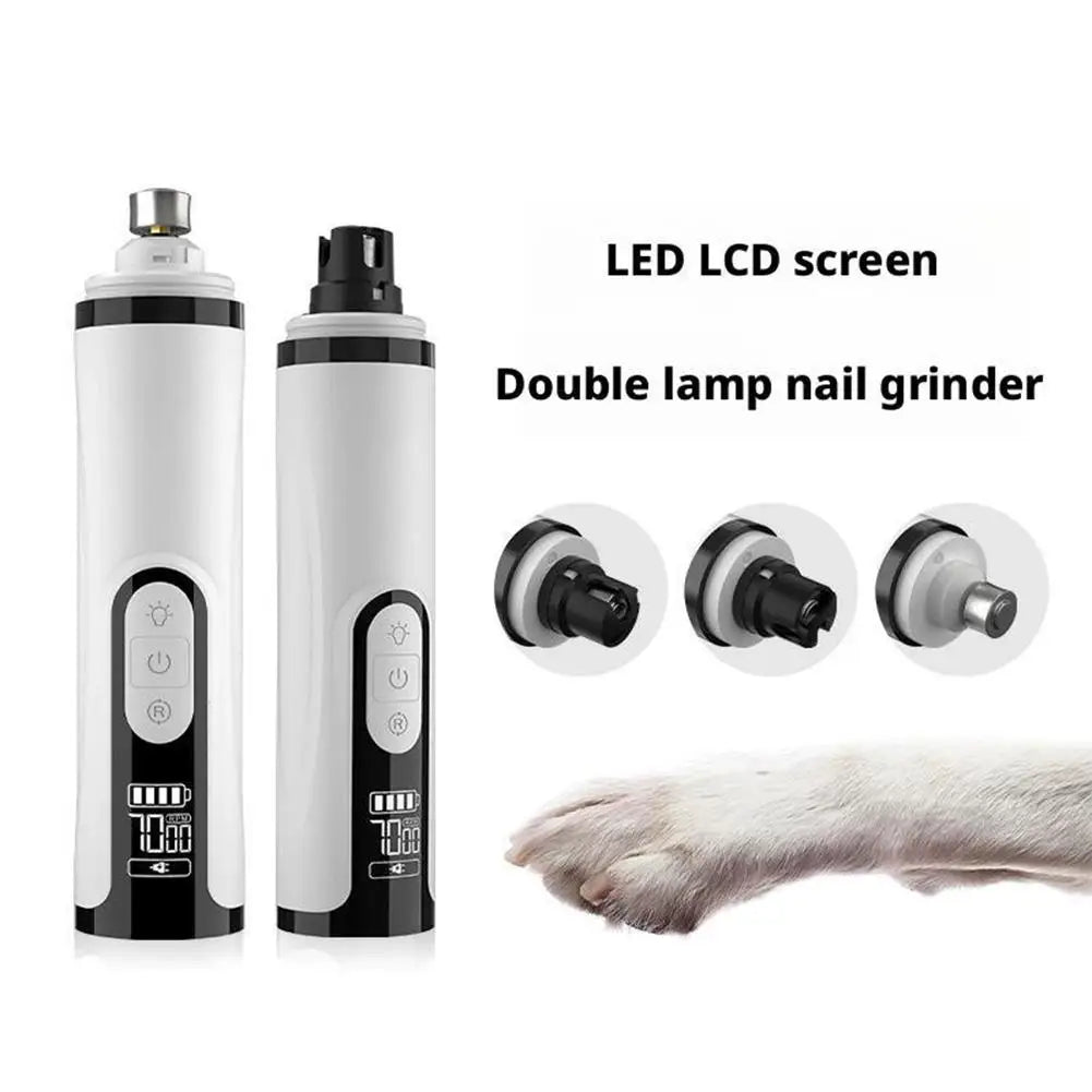 the PAWTRIM RECHARGE PRO - New Electric Nail Clippers for Dog, Nail Grinders, Rechargeable USB Charging, Pet Quiet Cat/Dog Paws Nail Grooming, Trimmer Tools