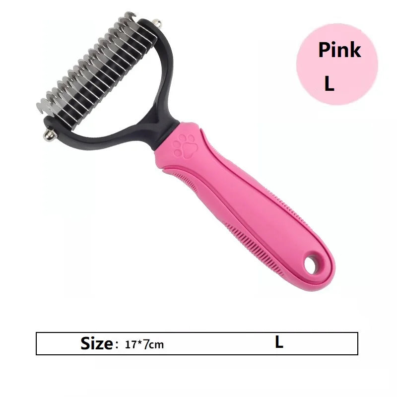 Pet Deshedding Brush Dog Hair Cats Comb Brush for Dog Grooming Shedding Supplies Short Hair Puppy Brush Large Dog Comb