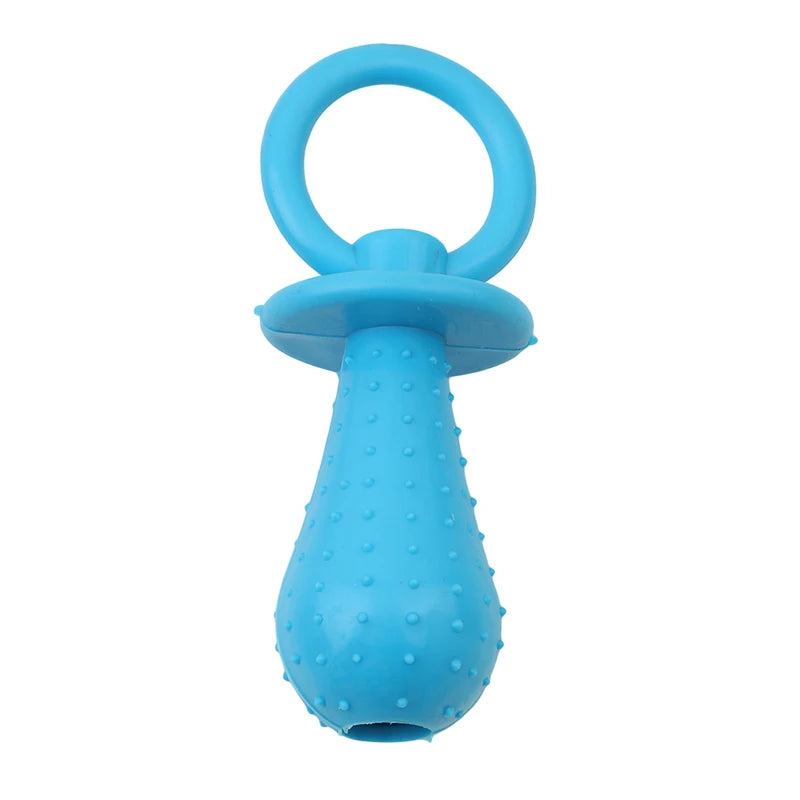 1pc Rubber Nipple Toys For Dog Pet  Resistant Chewing Teething  Small Cat Puppy Cleaning Bite Pet Products
