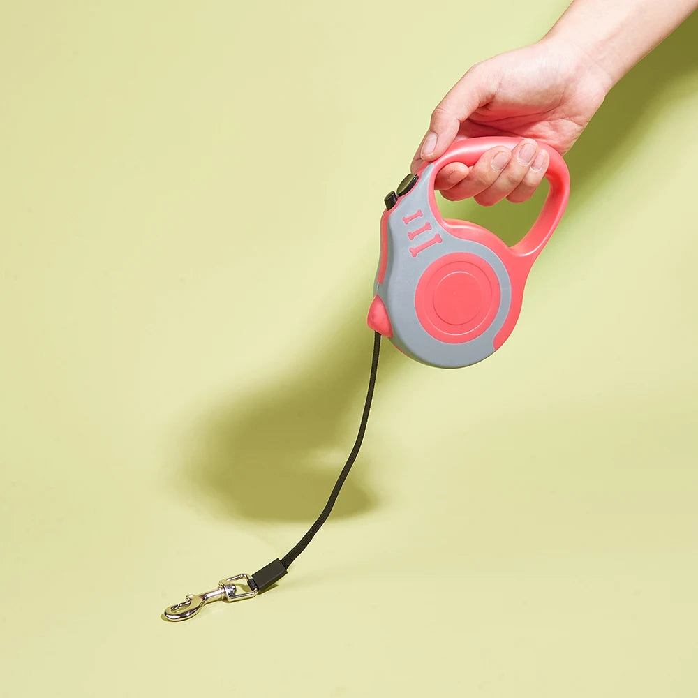 the SUREGRIP RETRACTABLE LEASH - 3m/5m Dog Leash, Strong Nylon Puppy Lead for Small/Medium/Large Dogs/Cats, Automatic Retractable Durable Yorkshire Pet Supplies