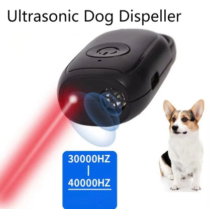 the ECHOGUARD DOG TRAINER - Ultrasonic Dog Repeller Mini Portable USB Charging Distance, Training Device with LED-Defense for Outdoor Dog Behavior Control
