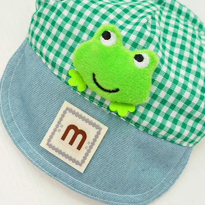 Three-piece Set Pet Cat Dog Chest Harness Traction Rope and Sun Hat Set Spring Summer Breathable Puppy Harness Dog Baseball Cap