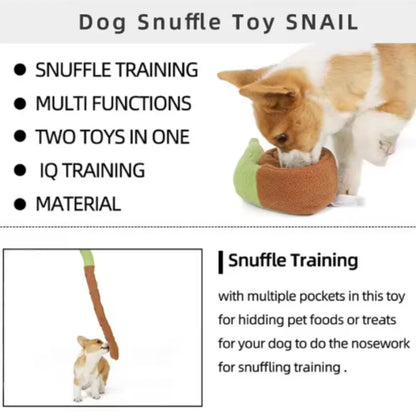 Snail Shaped Pet Toys for Dogs And Cats Odor Hiding Training Puzzles Fun Sniffing Mats - Interactive Play for Cats And Dogs