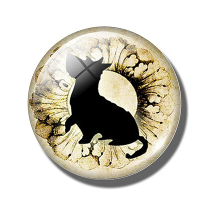 Yellow Brown Dachshund 30MM Fridge Magnet Handmade Weiner Dog Glass DomeRefrigerator Magnets Sticker Cute Animals Kitchen Decor