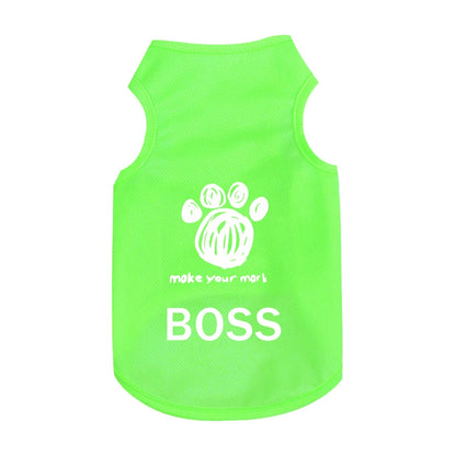 Exclusive cool summer vest for dogs and cats, ice silk fabric, new style and breathable