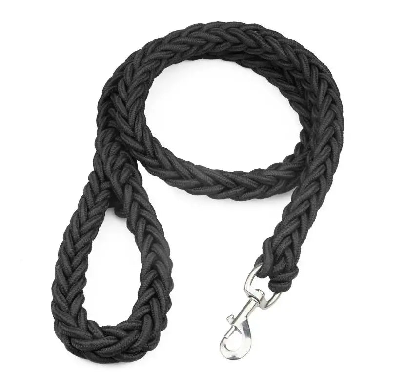the TITANGRIP BRAIDED DOG LEASH - Large Dog Leash Nylon Braided Traction Rope, Pet Walking Thick Hand Rope for Bulldog, Rottweiler, Hound Dogs Accessories