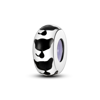 Dog Pet Charms 925 Silver Doggy Paw French Bulldog Bones Beads fit Original Bracelet DIY Fine Jewelry