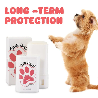 the PAW BALM - Paw Repair Balm for Dogs/Cats, Anti-Cracking Moisturizing Fast Acting Paw Protection, Natural Moisturizing Anti-Cracking Formula