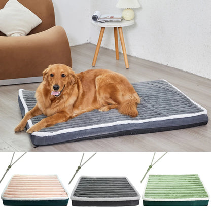 Dog Bed Mat with Zipper Remolvable Elastic Cat Bed for Dog Sleeping Mat Small Washable Cat Nest Pet Sofa Cushion for Medium Dog
