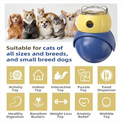 Treating Training Dog Toys Interactive Planet Treat Puppy Plaything Multifunctional Food Dispensing ABS Pet Toys for Big Cat Dog