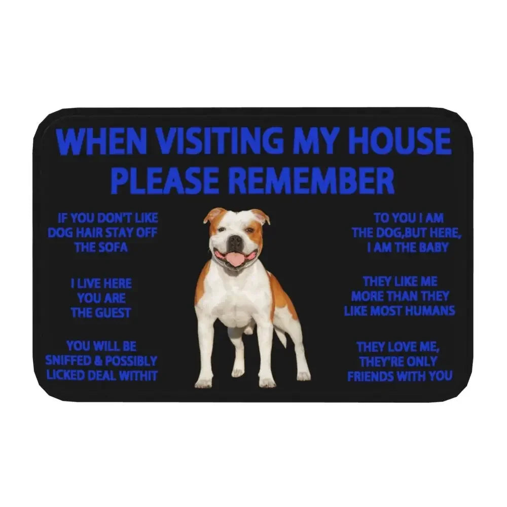 Beagle Dog Doormat Non-Slip Kitchen Bath Mat Living Room Door Floor Entrance Carpet Rug