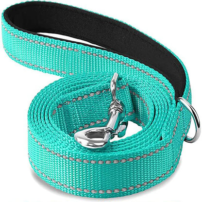 the MOONSTRIDE REFLECTIVE ROPE - Night Reflection Dog/Pet Towing Rope, 1.2/1.5/1.8m Guard Rope, Pet Walking Training Leash, Cats/Dogs Harness Collar Lead Strap