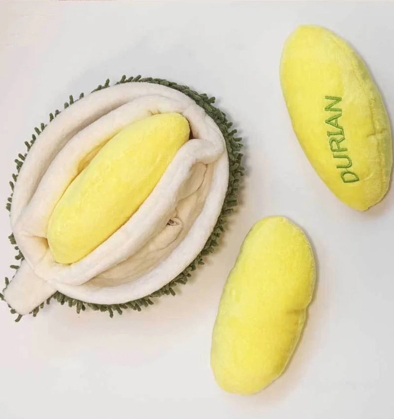 Interactive Dog Squeak Toys Plush Durian Pet Sniff Toy for Small Large Dogs Bite Resistant Puppy Sounding Toys Pet Supplies