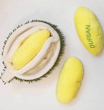 Interactive Dog Squeak Toys Plush Durian Pet Sniff Toy for Small Large Dogs Bite Resistant Puppy Sounding Toys Pet Supplies