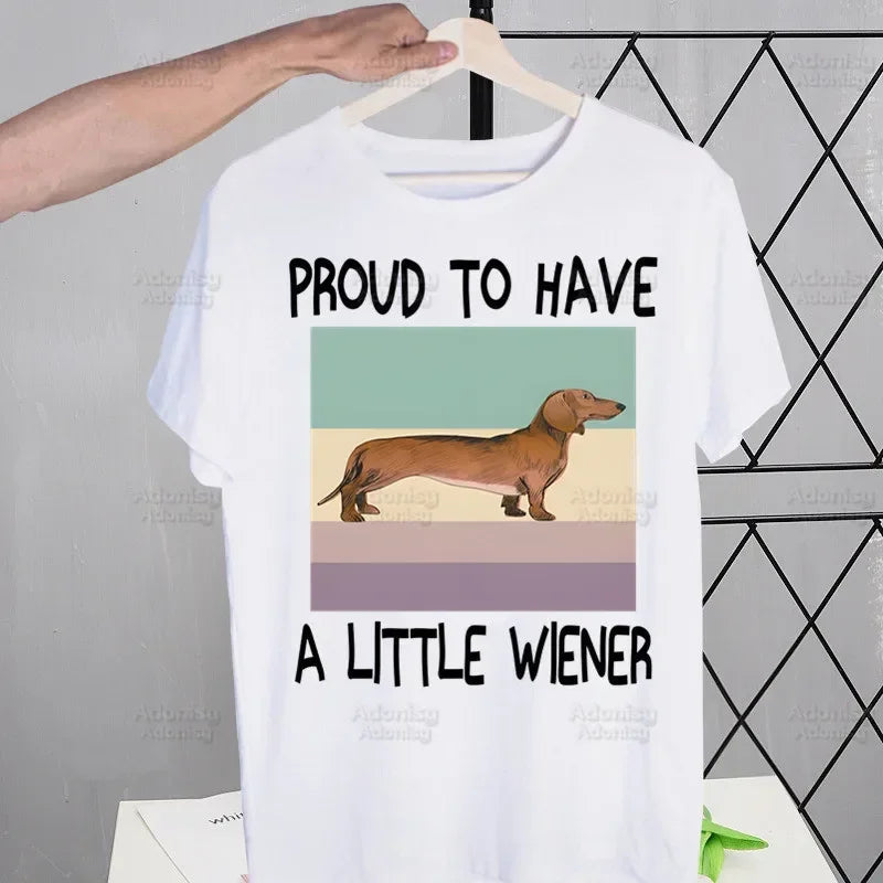 the DACHSHUND DOG CLUB - Anatomy Dachshund Dog - I Do What I Want T-Shirt, Men Retro Washed Tops Tees, Harajuku T-Shirt Streetwear Hip Hop Male T-Shirts