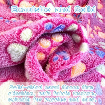 Pet Blanket Soft Fluffy Flannel Dog Sleeping Blanket Winter Warm Pet Mat Warm Comfortable Blanket for Cat Dog Pet Supplies