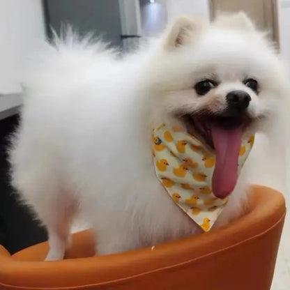 the BREEZYPAWS COTTON BANDANA - Cotton Pet Bandana for Dogs/Cats, Summer Thin Dog Triangular Bandage Scarf, Golden Retriever Bibs, Mascotas, Grooming Accessories