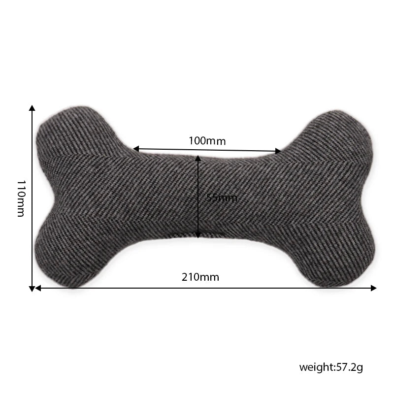 Interactive Dog Joint Sound Puppy Toys Bone For Small Resistant Squeak Dogs Indestructible Dog Plush Chewing Toy Pet Bite Toys