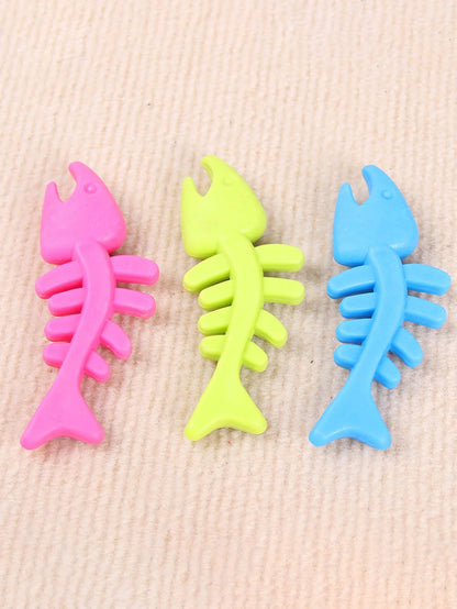 1pc-Anti Bite Fishbone Dog Toy - Suitable for training puppies of all breeds and sizes