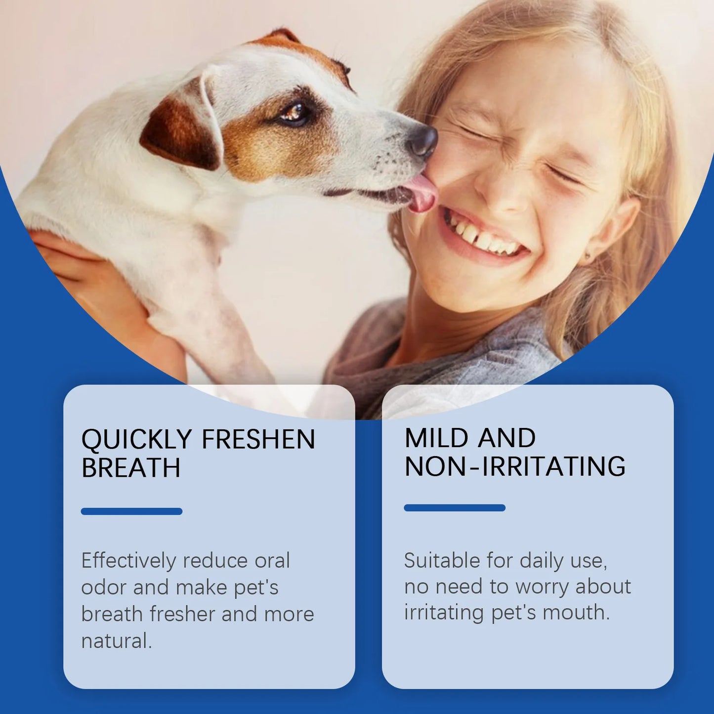 the BREATH FRESHER - Dog Mouth Cleaning Liquid, Tooth Stains Mouth Cleaning, Tartar Removal Bad Breath Freshens, Oral Deodorant Pet Teeth Cleaner Water