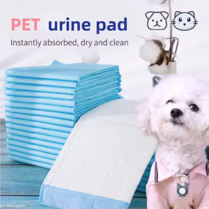the PUPPY PEE PADS - Pet Training Pads, Dog Pee Pad, Puppy Diaper, Nappy Doggy/Cat Pet Supplies with Quick Drying Surface Super Absorbent Core Leak-Free
