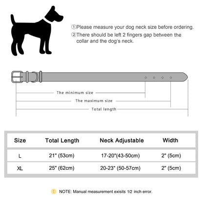 the STUD & SPARK ELITE COLLAR - Luxurious Dog Real Leather Collar, Cool Spiked Studded Pet Collars, Jeweled Leather Dogs Collars, Necklace for Pet Show, Bulldog