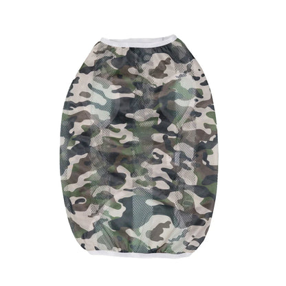 Summer Dog Clothes Tie-dye Quick Dry Dog Vest Breathable Mesh Shirts Sleeveless T Shirt for Medium Large to Extra Large Dogs