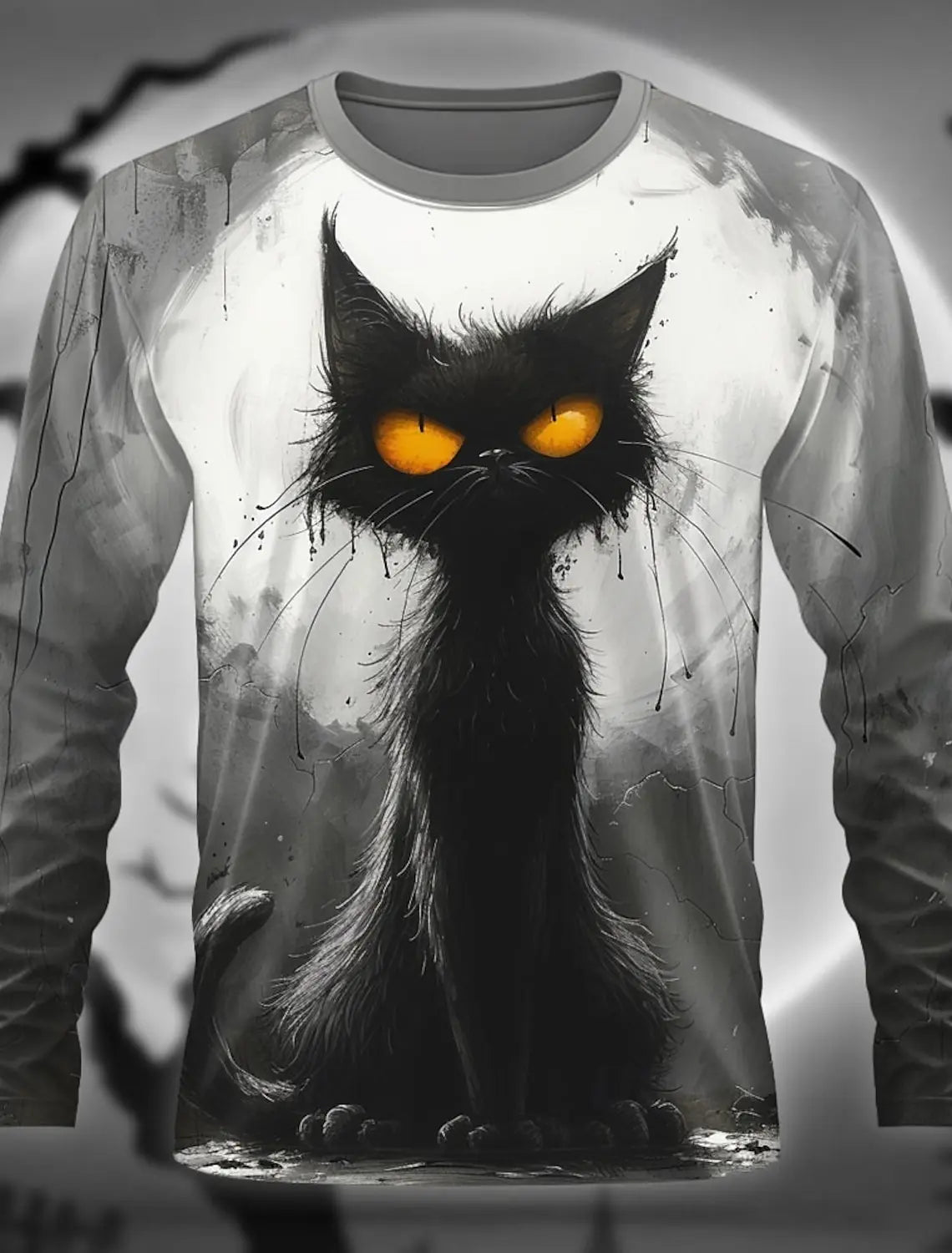 the FURRY FRIEND - Vintage Long Sleeve T-Shirts, Funny Dog 3D Print Streetwear Loose Men/Women/Unisex Round Neck Harajuku Oversized T-Shirt Clothes