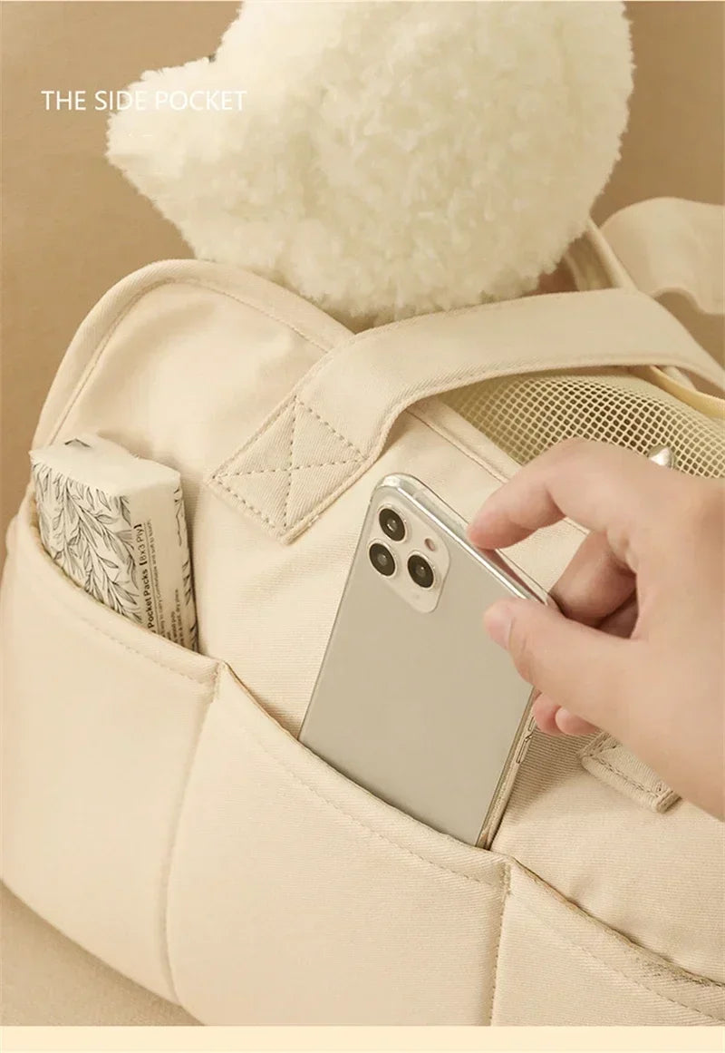 Portable Dog Carrier Handbag - Shoulder Bag for Puppy & Cat Pet Go Out Travel Bag Suitable For Small Dogs Essential Pet Supplies