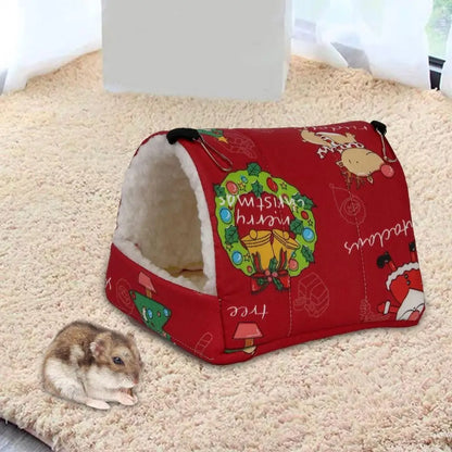 Soft House Nest For Parrot Ferret Squirrel Hamster Hammock Bed Hamster Sleeping Bed Guinea Pig Nest Warm Mat