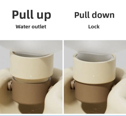 Bulb water bottle Pet Outing Water Cup Dog Portable Foldable Kettle Large Capacity Dog Bowl Out Drinking Water Feeder