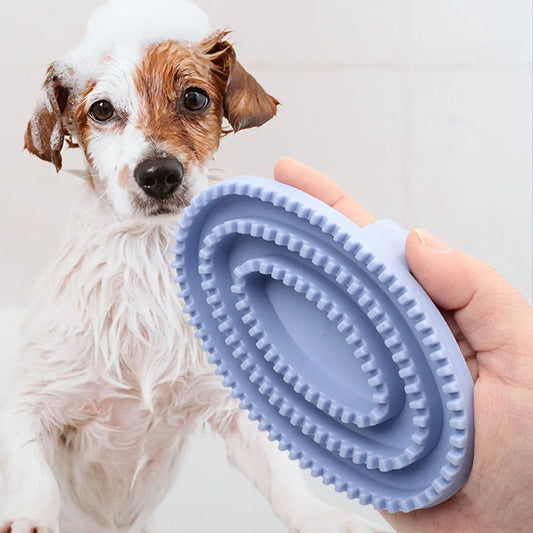 the PAWBRUSH PRO - Pet Hairbrush for Cats and Dogs, Grooming Tool for Hair Combing, Deep - Clean Stains in Fur, Essential Pet Supplies