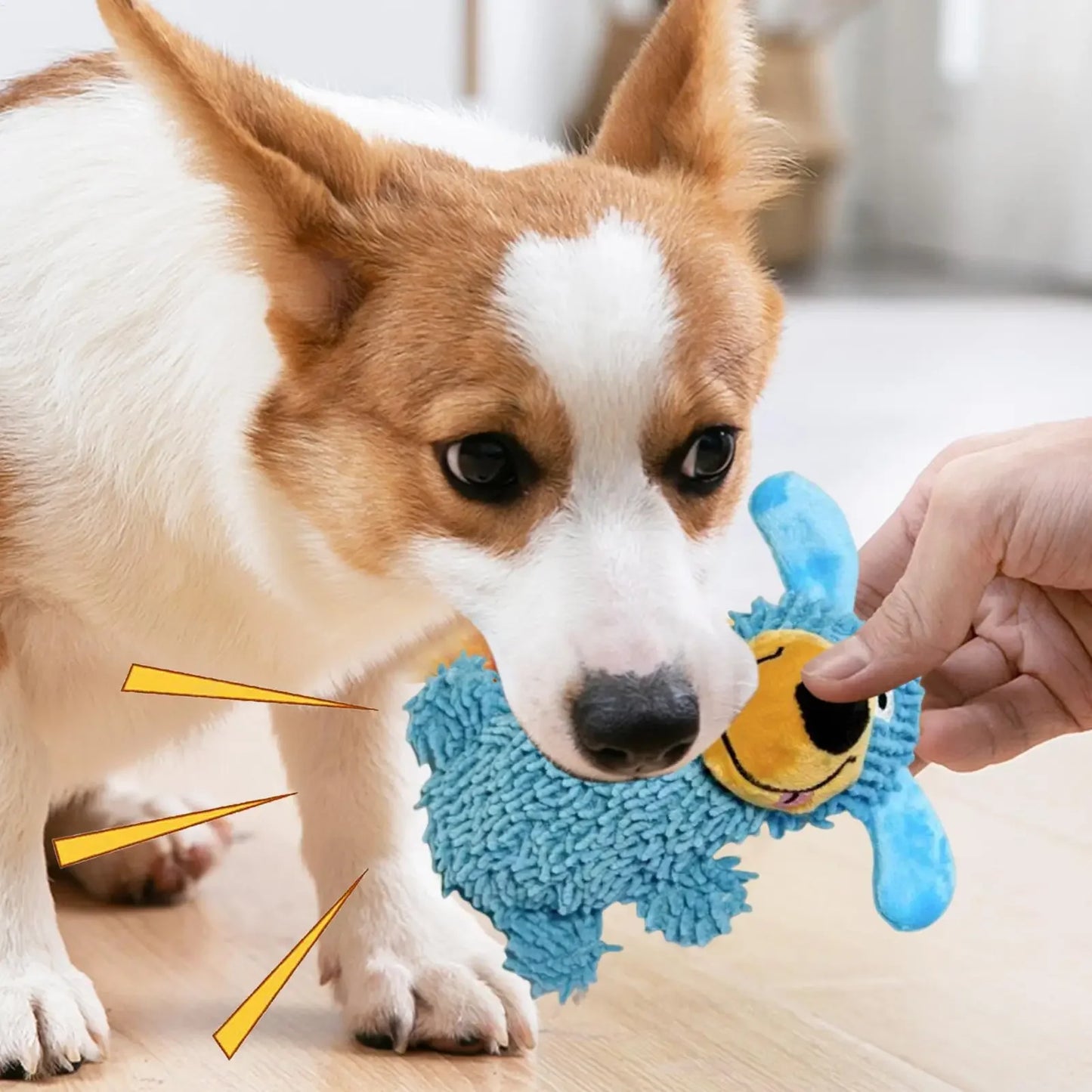 Squeaky Dog Toys Dogs Interactive Toys Make Dog Fondle Admiringly Chew Toy for Dog Pet Teeth Cleaning Bite Resistance Pet Toys