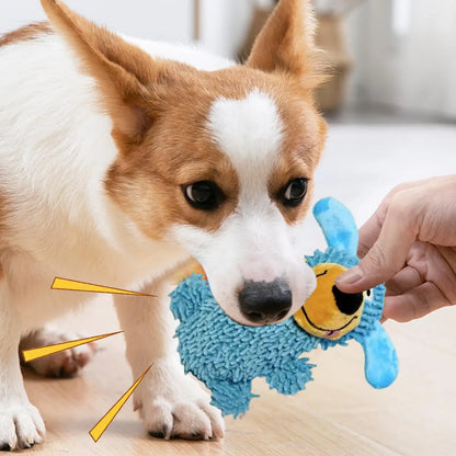 Squeaky Dog Toys Dogs Interactive Toys Make Dog Fondle Admiringly Chew Toy for Dog Pet Teeth Cleaning Bite Resistance Pet Toys