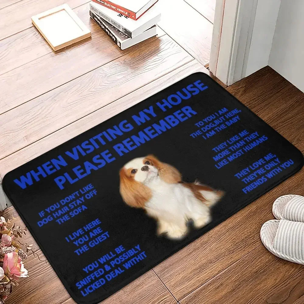 Beagle Dog Doormat Non-Slip Kitchen Bath Mat Living Room Door Floor Entrance Carpet Rug