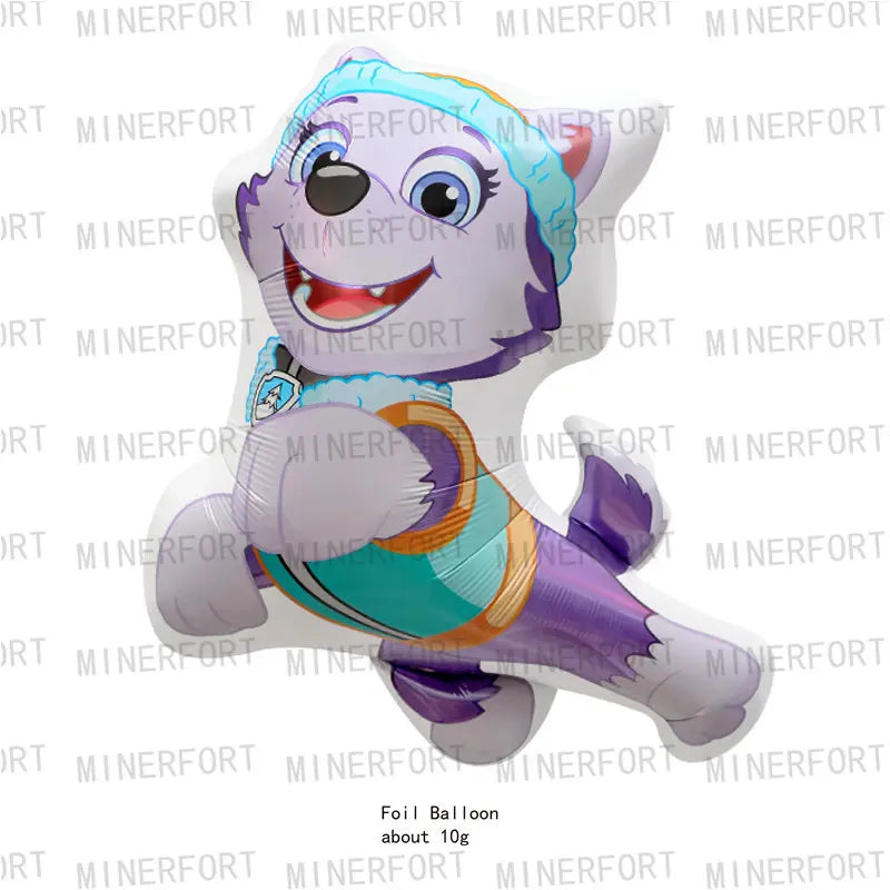 Paw Patrol Dark green dog disposable Birthday Party Decorations Tableware Balloons Birthday Decor Party Supplies Gifts for Boys