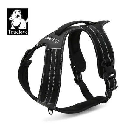 Truelove Sport Nylon Reflective No Pull Dog Harness Outdoor Adventure Pet Vest with Handle xs to xl 5 colors in stock factory