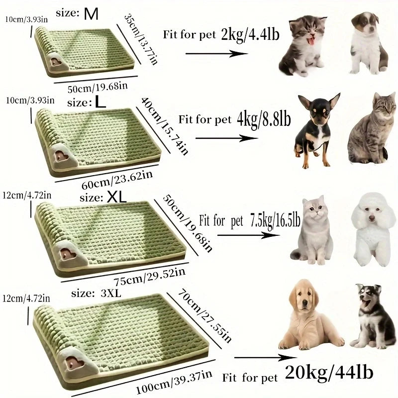 1pc Dog Mat, Four Seasons Universal Kennel, Sleeping Nest With Winter Removable And Washable Floor Mat, Dog Sleeping Mat, Pet So