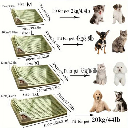 1pc Dog Mat, Four Seasons Universal Kennel, Sleeping Nest With Winter Removable And Washable Floor Mat, Dog Sleeping Mat, Pet So