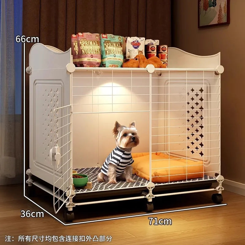 Dog Cage Small Dog Kennel One Room One Living Room One Bathroom Dog Villa Indoor Household With Toilet Bichon Teddy Only